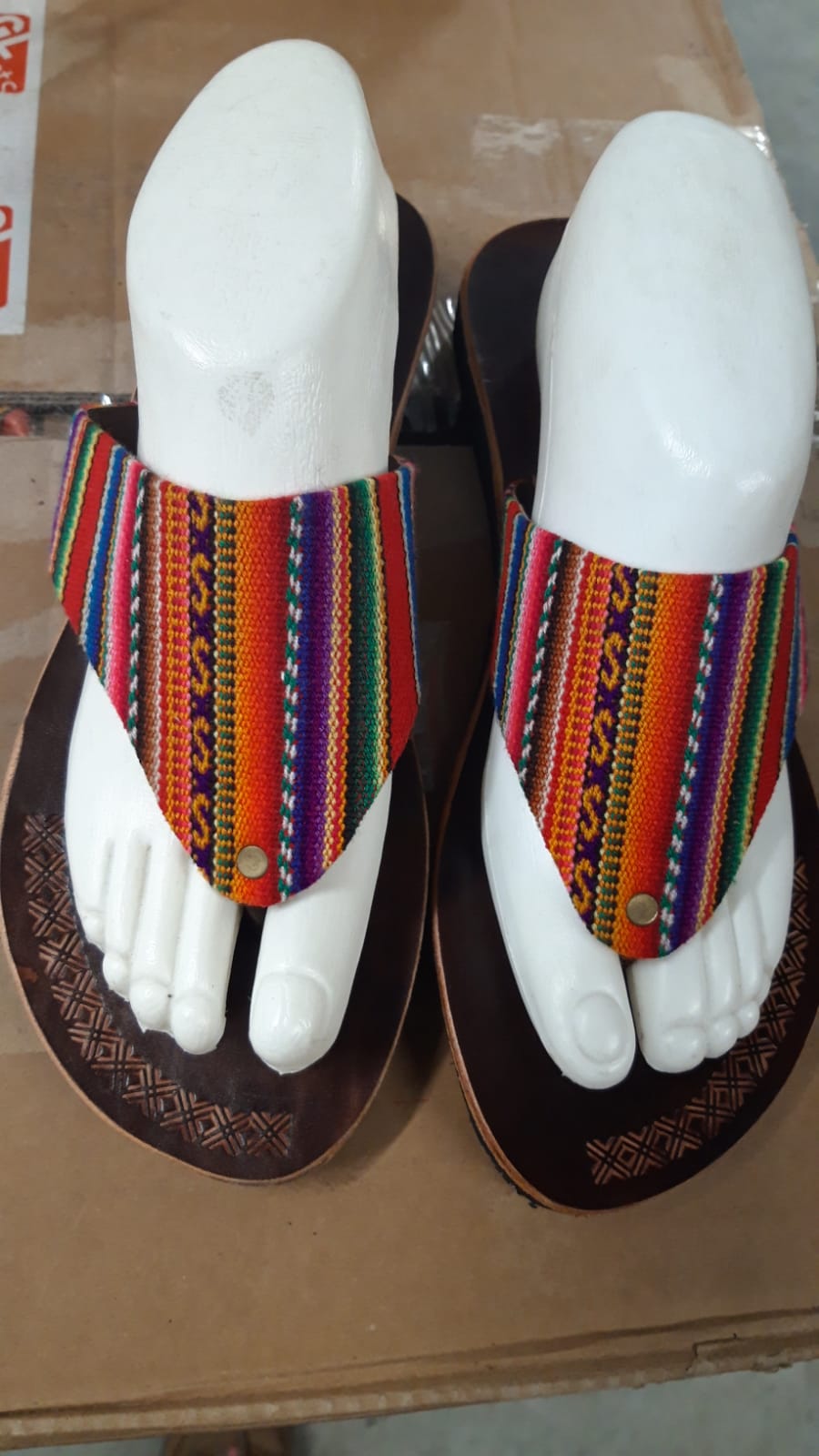 Sandales cuir artisanal