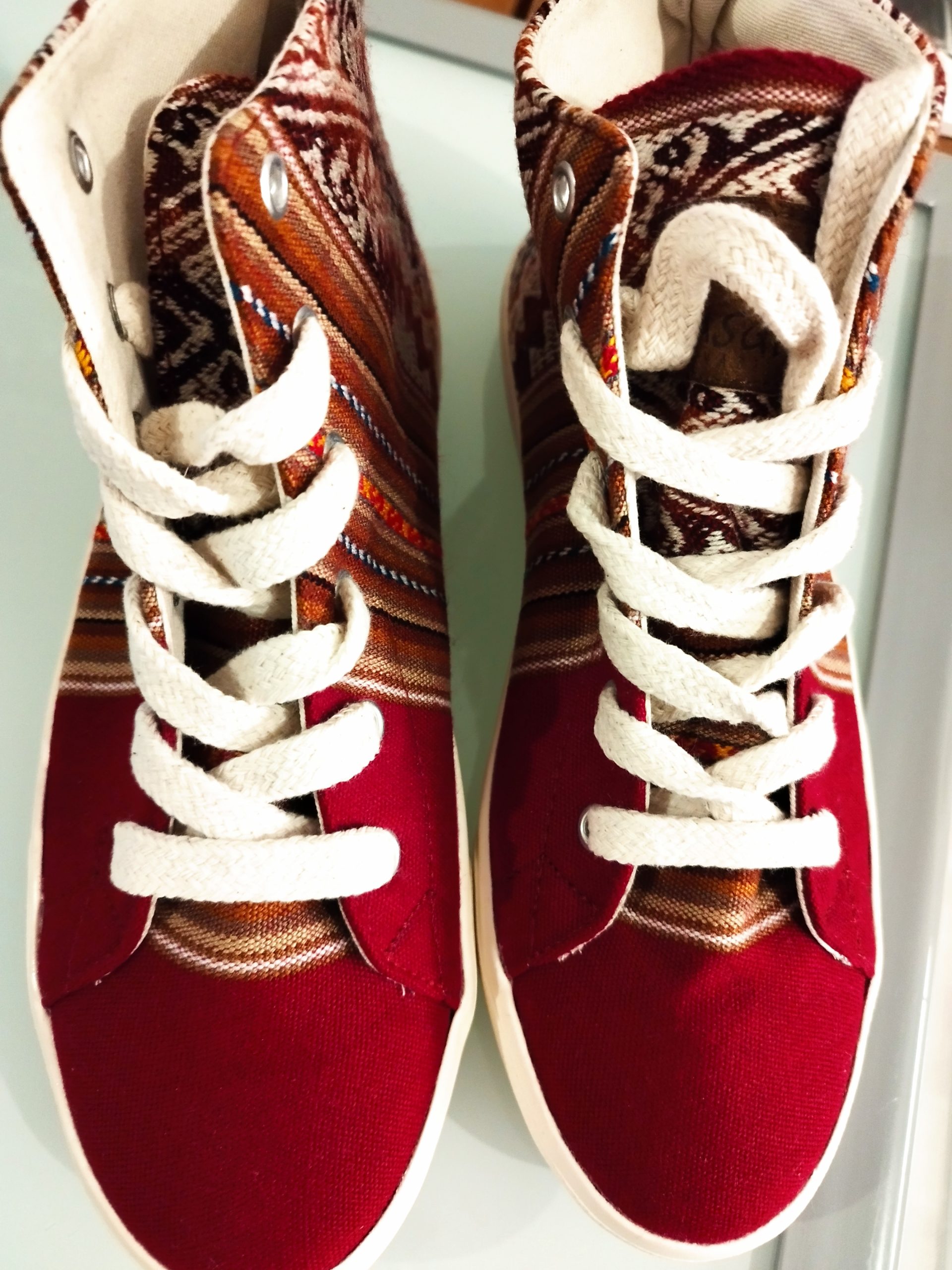 Tennis bottine rouge – Image 3