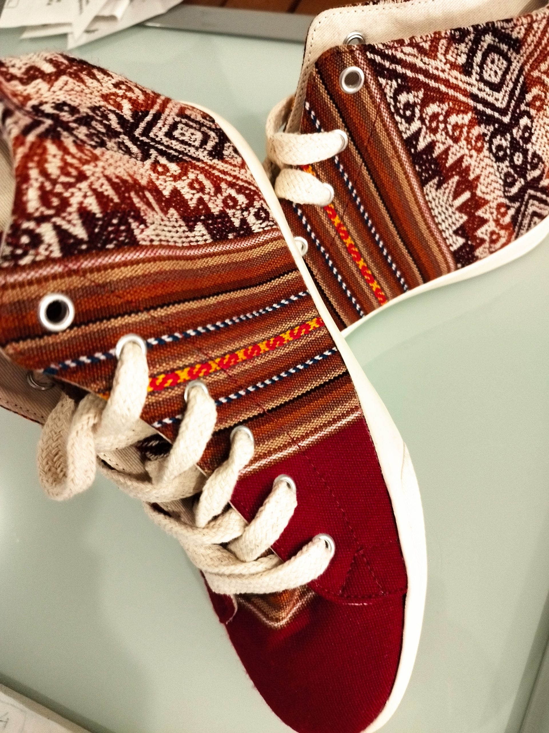 Tennis bottine rouge – Image 2